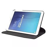 Capa Giratória Tablet Samsung Galaxy Tab E 9 6 T560 T561 P560 P561  Preta 
