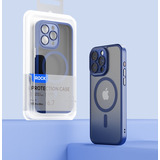 Capa Guard Lens Magsafe Da Rock Para iPhone 15 Normal 6 1 Cor Azul Liso