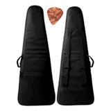 Capa Guitarra Stratocaster Bag Super Luxo Acolchoada Palheta