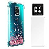 Capa Heart Corações Xiaomi Redmi Note 9 Pro Película De Vidro Película Câmera