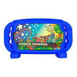 Capa Infantil Tablet 10 Polegadas Todas Marcas Case Top Azul