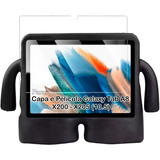 Capa Infantil Tablet P Galaxy Tab A8 X200 X205 Com Película