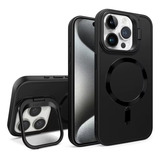 Capa iPhone 16 Pro Max Magsafe Soft Touch Com Anel Suporte