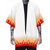 Capa Kimono Demon Slayer Rengoku Kimetsu