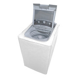 Capa Lavadora Brastemp 12kg Bwk Zíper Transparente Preta
