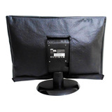 Capa Luxo Corino Com Velcro Tv 36 37 Aberta Para Suporte