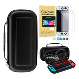 Capa Ly Compativel Nintendo Switch Oled 10 Compartimentos