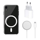 Capa Magnética Fonte Usbc Carregador Para iPhone XS Max