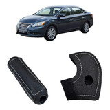 Capa Manopla Câmbio Nissan Sentra Automático 2014 20 Freio