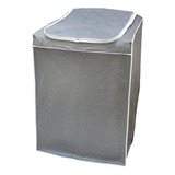 Capa Maquina Lavar Roupas Eletrolux 12kg 15kg 16kg Grossa Cor Cinza Claro