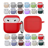 Capa Mosquetão Capinha Silicone Para AirPods 4 Protege Luxo