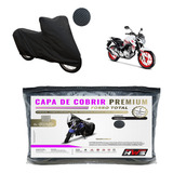 Capa Moto Marca Hws Premium Forro Total Couro Ecológico