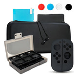 Capa Nintendo Switch Kit 13 Em 1 Case Película Fone Grips