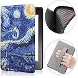 Capa Novo Kindle Paperwhite 11 Geração 2021 Tela 6 8 Polegadas ALÇA Silicone Película FOSCA Van Gogh 