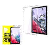 Capa P/ Tablet Samsung Tab A7 Lite T220 T225 Tpu + Película