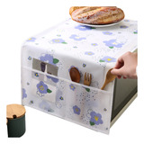 Capa P Forno Microondas Evita Poeira C Suporte P Talheres