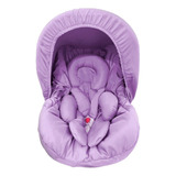 Capa Para Bebe Conforto Kit 5 Peças Lilas Exclusivo Promoção