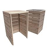 Capa Para Botijão De Gás Em Madeira Pinus 75cm Com Espaço Para Filtro Uso Interno E Externo