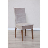 Capa Para Cadeira Jantar Mesa 4 Lugares Suede Veludo