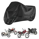 Capa Para Cobrir Moto Em Couro Impermeável Proteção Uv Não Risca Reforçada M
