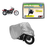 Capa Para Cobrir Moto Gg Hws Impermeável Proteção Uv Cinza