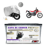 Capa Para Cobrir Moto Premium G Forrada Impermeável Prata