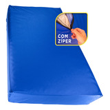 Capa Para Colchão 88x188x15 Medida Solteiro Impermeável Hospitalar Atacado Protetor De Colchao Impermeavel Com Ziper Em Bagum Napa Anti ácaro Antialérgico Capa Protetora Azul P Cama Marca Beinbom