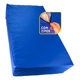 Capa Para Colchão 88x188x18 Medida Solteiro Impermeável Hospitalar Atacado Protetor De Colchao Impermeavel Com Ziper Em Bagum Napa Anti ácaro Antialérgico Capa Protetora Azul P Cama Marca Beinbom
