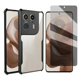 Capa Para Edge 50 Ultra Pelicula Privacidade Hydrogel