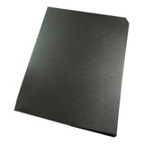 Capa Para Encadernação Preto A4 Pp Couro Fundo 100 Un