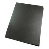 Capa Para Encadernação Preto A4 Pp Couro Fundo 100 Un