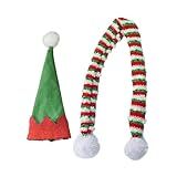 Capa Para Garrafa De Vinho De Natal Decorações Para Garrafas De Vinho De Natal Decoração De Garrafa De Vinho Pequena Chapéu E Cachecol De Natal Enfeites De Mesa De Jantar Para Restaurante De Hotel