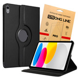 Capa Para iPad 10 10 9 Giratória Anti Impacto Pelicula