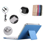 Capa Para iPad De Couro Universal Split Bluetooth Teclado