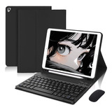 Capa Para iPad Geração 4 5 6 Com Teclado E Mouse Bluetooth