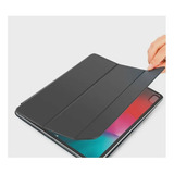 Capa Para iPad Pro 11 Magnética Couro Baseus Tipo Y Preto
