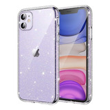Capa Para iPhone 11 Glitter Brilho Acrílico Anti Impacto
