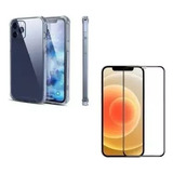 Capa Para iPhone 12 12 Pro Pro Max Mini Pelicula 3d Vidro