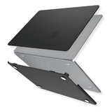 Capa Para Macbook Air 15 Pol M3 A3114 E M2 A2941 Black Matte