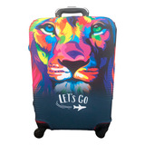 Capa Para Mala De Viagem Tamanho M Leão