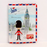 Capa Para Passaporte Porta Documento Kit Com 2 Capas Londres