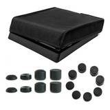 Capa Para Ps4 Console Proteja Seu Aparelho 8 Unidades Grips Analogico Controle