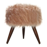 Capa Para Puff Em Pelucia Pelo Alto Luxo