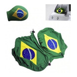 Capa Para Retrovisor Bandeira Do Brasil