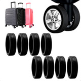 Capa Para Roda De Mala Kit Com 8 Rodinha Silicone Resistente