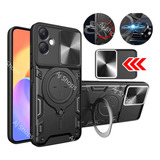 Capa Para Samsung Galaxy A06 5g Capinha Case Proteção De Câmera Com Suporte 360 Armadura Militar Anti Queda Aj Shops