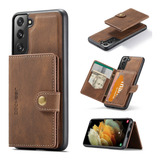 Capa Para Samsung Galaxy Couro Com Suporte Cartão Magnético
