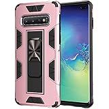 Capa Para Samsung Galaxy S10 Plus Samsung Galaxy S10 Capa De Grau Militar Com Suporte Embutido Com Suporte Armadura Resistente à Prova De Choque Capa Protetora Para Samsung Galaxy S10 Plus Capa De Telefone Ouro Rosa