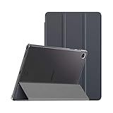 Capa Para Tablet Samsung Galaxy Tab S6 Lite 10 4 SM P610 P615 2020 WB Auto Hibernação Suporte Para Leitura Translúcida Cinza Espacial 