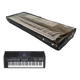 Capa Para Teclado Musical Yamaha Em Pvc De Alta Qualidade Cor Psr sx600